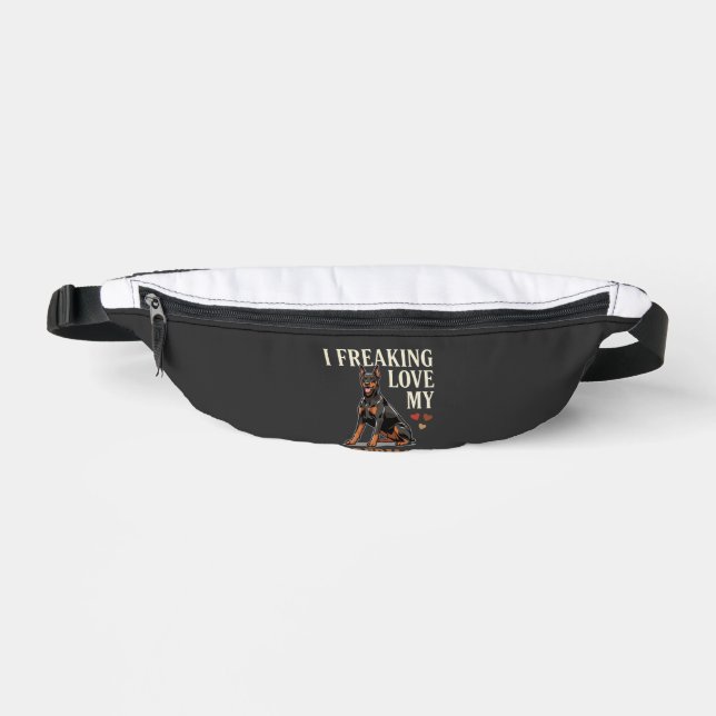 Riñoneras Amor Dobermann Amante Perros (Anverso)