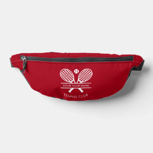 Riñoneras Añadir el nombre del club raquetas de tenis Motif