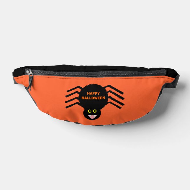 Riñoneras Araña negra de Halloween (Distribución)