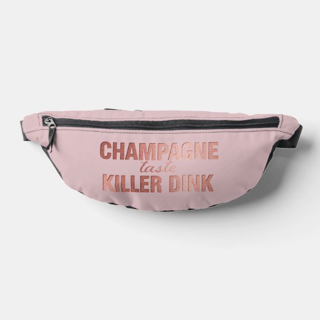 Riñoneras Asesino con gusto a champán | Dink rosa | Pickleba (Distribución)