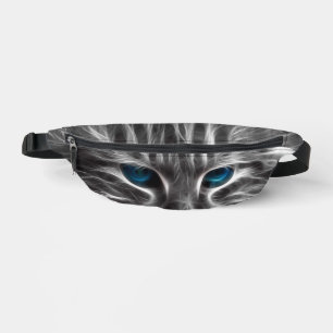 Riñoneras Asombrosa cara de gato de ojos azules