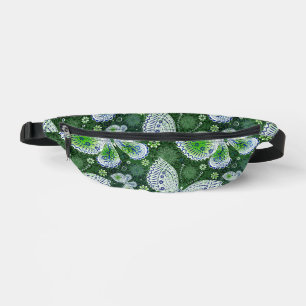 Riñoneras Away Paisley Butterfly Print Green