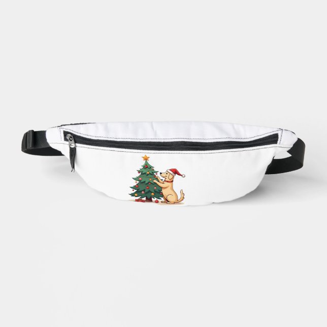 Riñoneras Ayudante de árbol de Navidad de Labrador (Anverso)