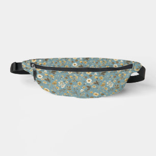 Riñoneras Azul floral