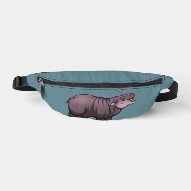 Riñoneras Baby Pigmy Hippo (Anverso)