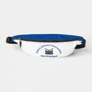 Riñoneras Banda de Marcha del Instituto Personalizada Azul