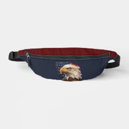 Riñoneras Bandera americana águila calva