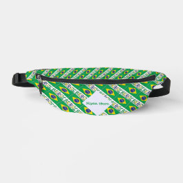 Riñoneras Bandera de Brasil Personalizada Herencia