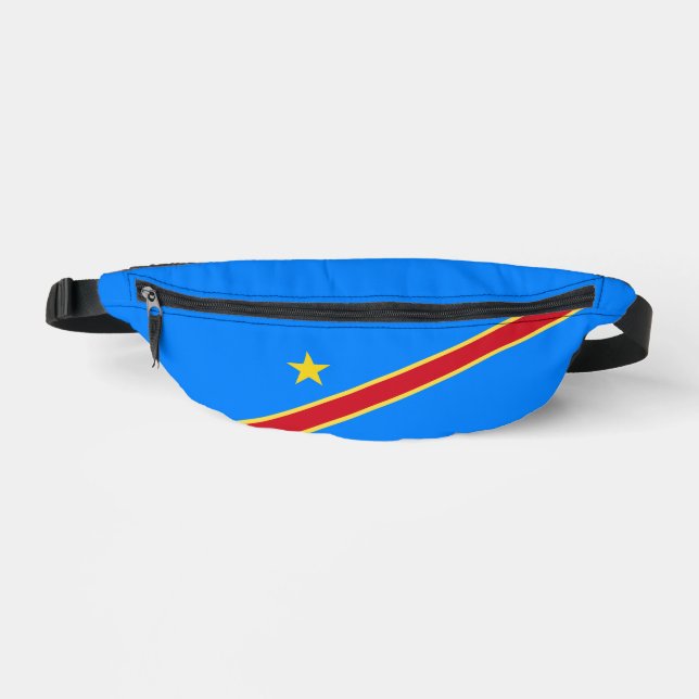 Riñoneras bandera de Congo (Anverso)