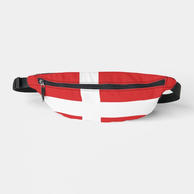 Riñoneras Bandera de Dinamarca (Anverso)
