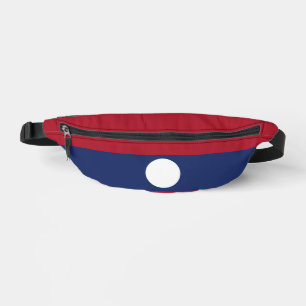 Riñoneras bandera de Laos