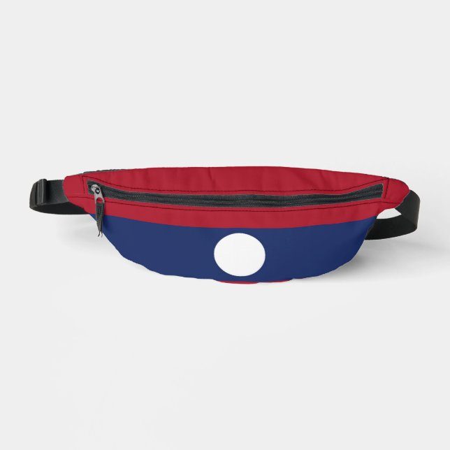 Riñoneras bandera de Laos (Anverso)