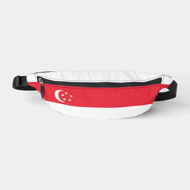 Riñoneras Bandera de Singapur (Anverso)
