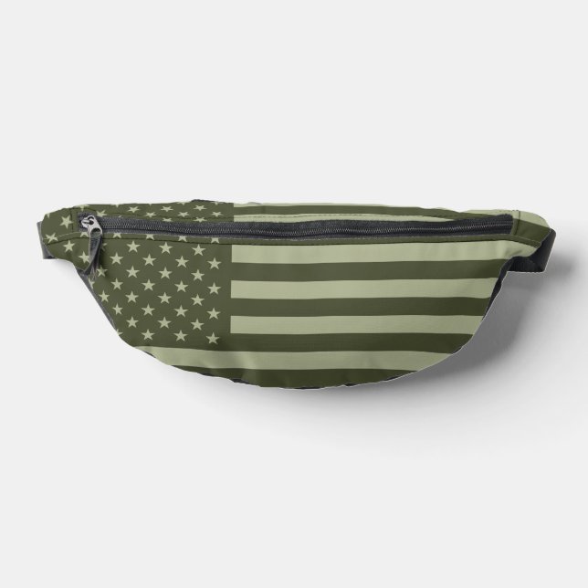 Riñoneras Bandera estadounidense BDU Green (Distribución)