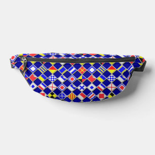 Riñoneras Banderas de señalización náutica controladas azul