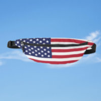 Bandolera estampada con la bandera estadounidense