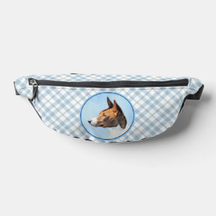 Riñoneras Basenji Pintura de castaño Brindle Rojo Cute Dog A