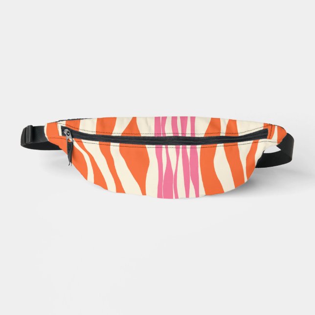 Riñoneras Bce y Flow - Rosa, Naranja y Crema (Anverso)