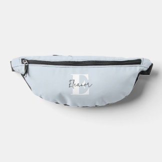 Riñoneras Bebé Azul Moderno Minimalista Monogramado