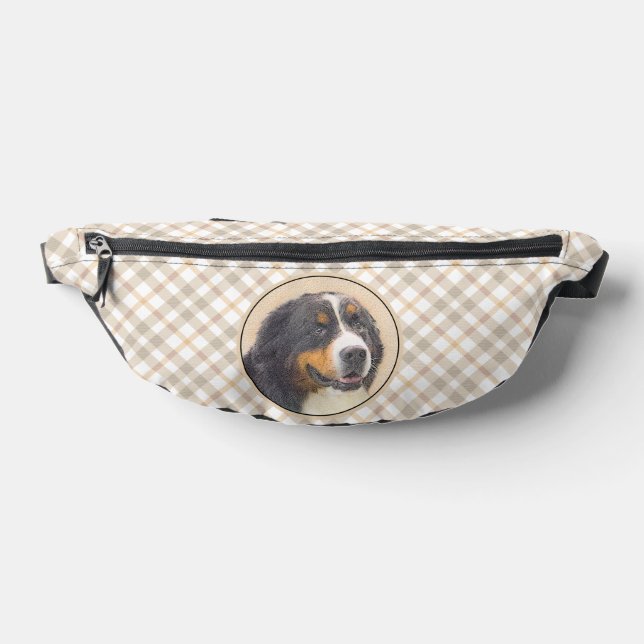 Riñoneras Bernese Mountain Dog Berner Pintando arte Mascota (Distribución)