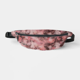 Riñoneras Black Gray Pink White Modern Geometric Abstract