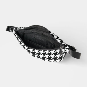 Riñoneras Black White Classic Houndstap Check