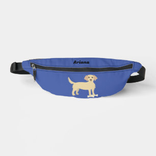 Riñoneras Blue Fanny Pack con Lab Dog