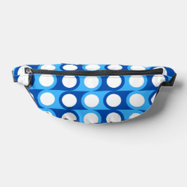 Riñoneras Blue Geometric Fanny Pack