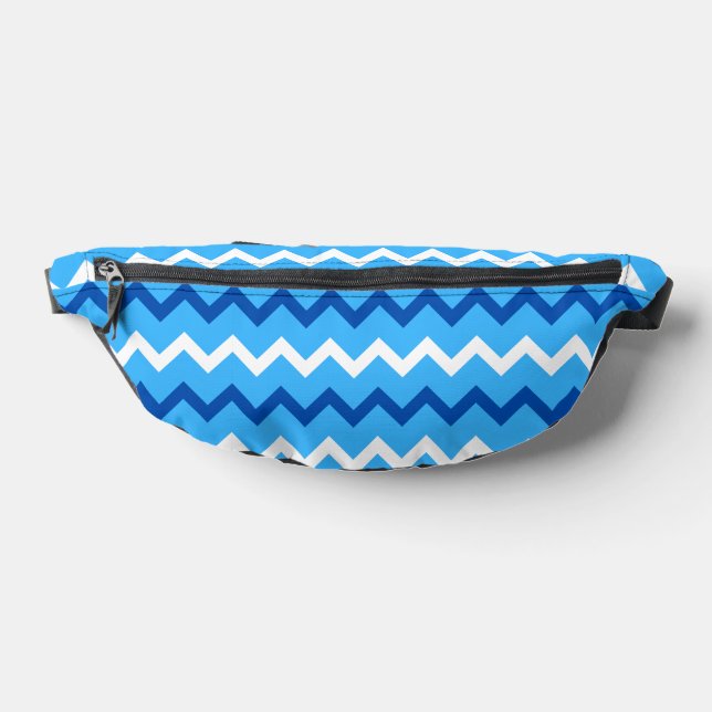 Riñoneras Blue Zigzag Fanny Pack (Distribución)