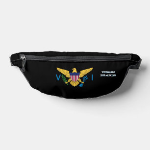Riñoneras Bolsa, moda y bandera de las Islas Vírgenes
