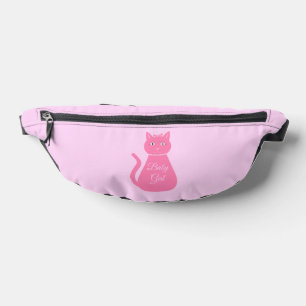 Riñoneras Bonito Niña Rosa Personalizado Gato