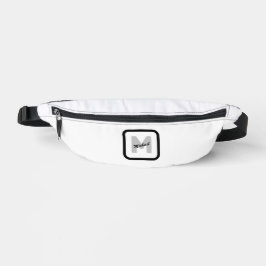 Riñoneras botón Nombre inicial de Personalizado simple