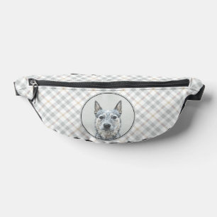 Riñoneras Bovinos australianos Perro Azul Heeler Arte Perro