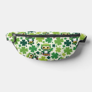 Riñoneras Búho Bebé Lindo St Patrick Dibujo Animado