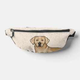 Riñoneras Cabeza de perro labrador de dibujos animados labra