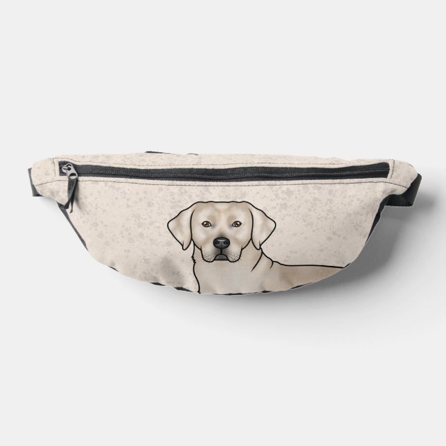 Riñoneras Cabeza de perro labrador retriever cartoon de colo (Distribución)