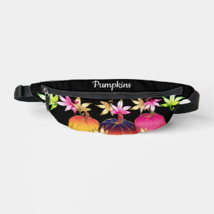 Riñoneras Calabazas de otoño personalizadas y lindas