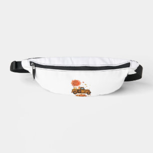 Riñoneras Camión de calabaza Golden Retriever Truck Autumn L