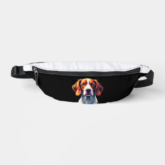 Riñoneras Camisa de la Cara del Perro de la Mamá y el Papá d