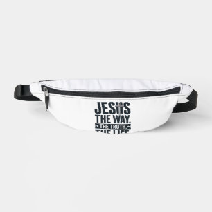 Riñoneras Camiseta Cristiana Jesús El Camino La Verdad La Vi