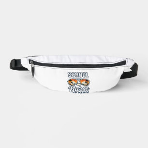 Riñoneras Camiseta de Gafas de Sol Vintage Enfermera Escolar