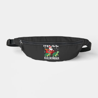 Riñoneras Camiseta de Navidad Mele Kalikimaka Trineo de Sant