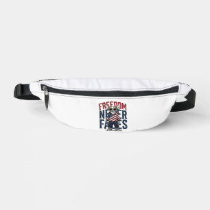 Riñoneras Camiseta de perro vintage de libertad Chihuahua pa