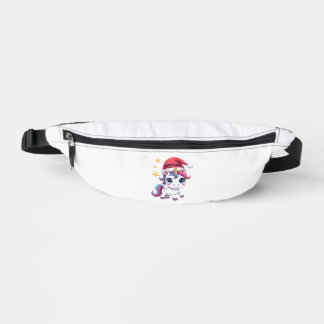 Riñoneras Camiseta de Unicornio de Navidad (2)