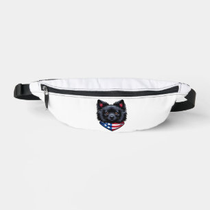 Riñoneras Camiseta gráfica Patriot Pup