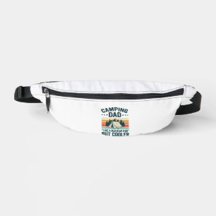Riñoneras Camiseta vectorial de camping para papá vintage re