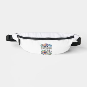 Riñoneras Campamento de Unicornios con Sticker Kawaii de Uni