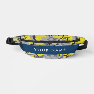 Riñoneras Camuflaje amarillo y gris Tu nombre personaliza