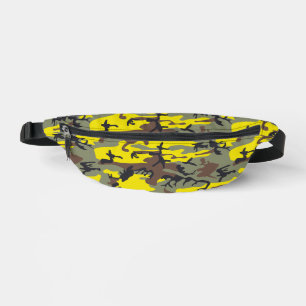 Riñoneras Camuflaje amarillo y marrón, ejército