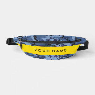 Riñoneras Camuflaje Azul Marino Personaliza tu nombre
